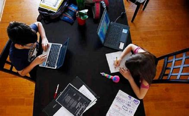 Group of students concentrate Students group topics to progress studying